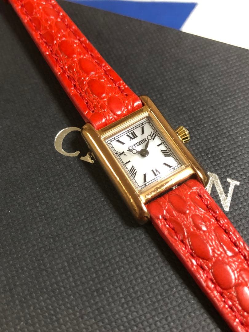 CITIZEN kii ソーラー時計　革ベルト新品交換済