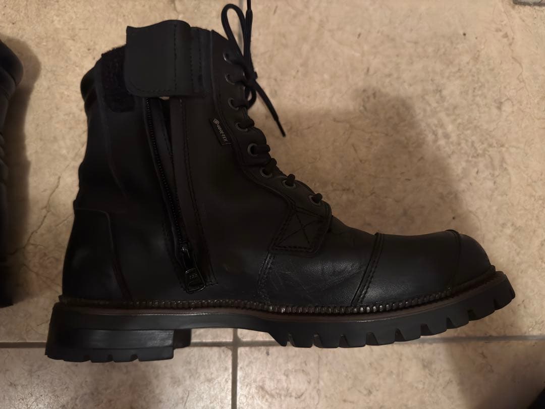 GAERNE（ガエルネ）Gストーンゴアテックス　ブラック バイクブーツ 27cm