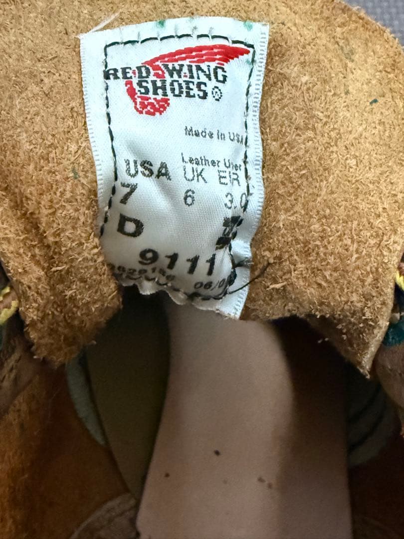 靴 RED WING 9111
