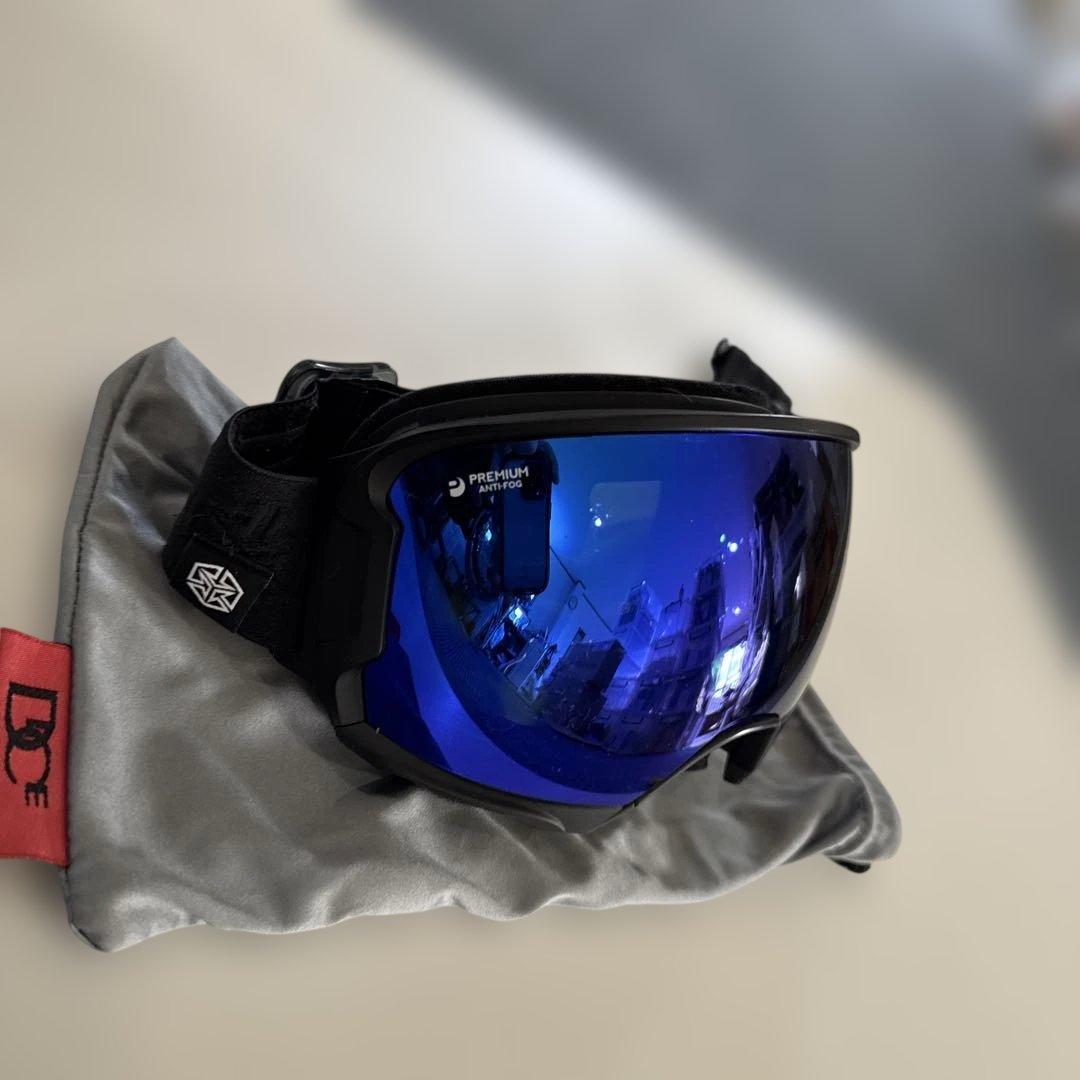 diceハイローラー 偏光ミラー MITI Lens ゴーグル 収納袋付き