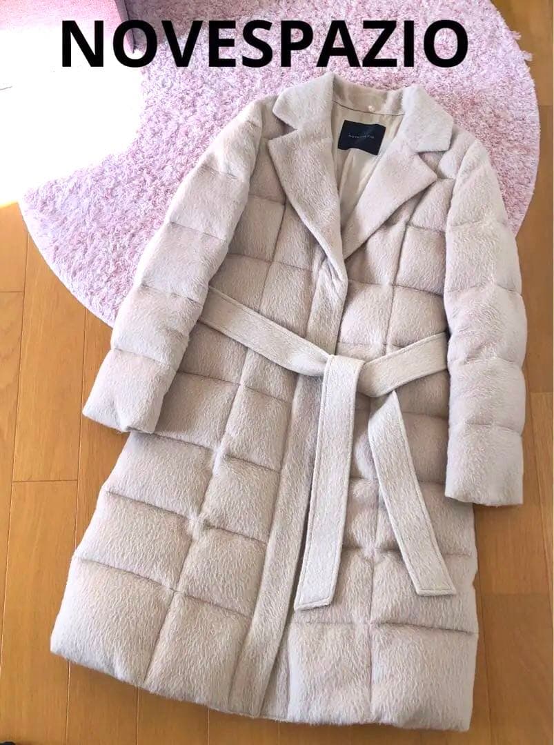 NOVESPAZIO【ノーベスパジオ】ロングコート ダウン アルパカ 38