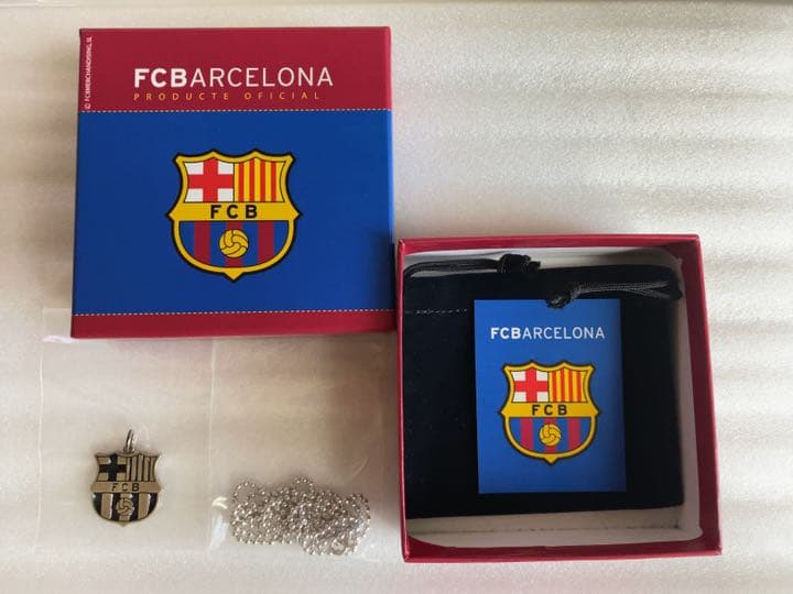 値下げしました！FCバルセロナ　バルサ　ペンダント　ネックレス　公式品