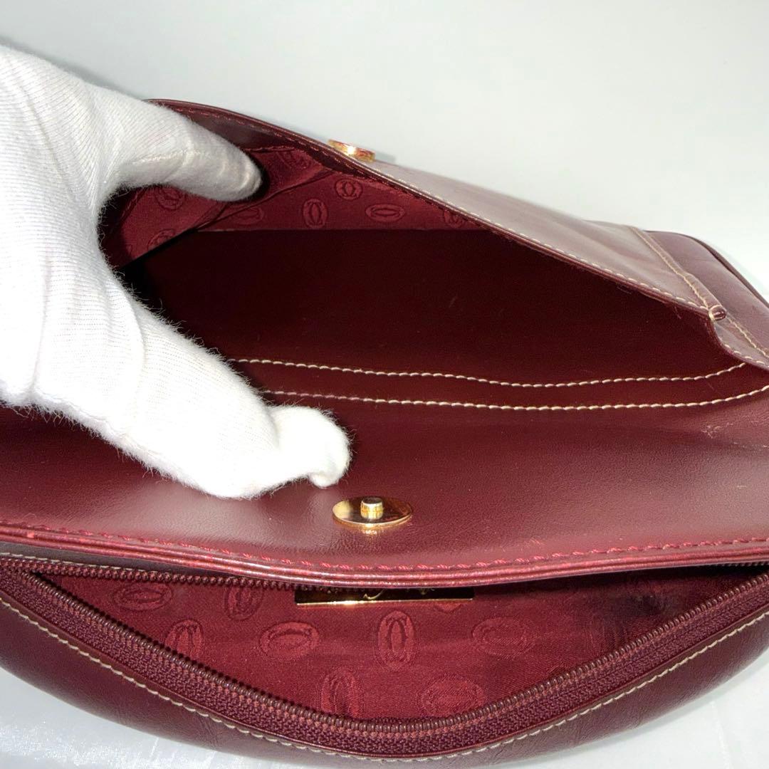 ✨美品✨カルティエ CARTIER マストライン ボルドー ショルダーバッグ