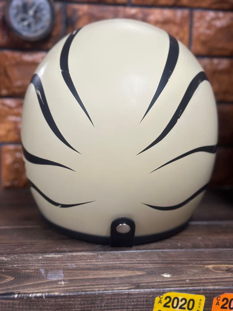 ジェットヘルメット　エイジング塗装　新品未使用　フレアー　チャレンジャー