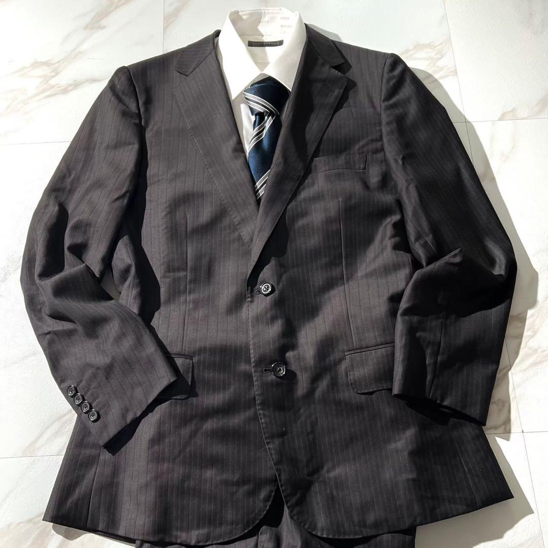 BURBERRY LONDON セットアップ スーツ AB6 チャコールグレー