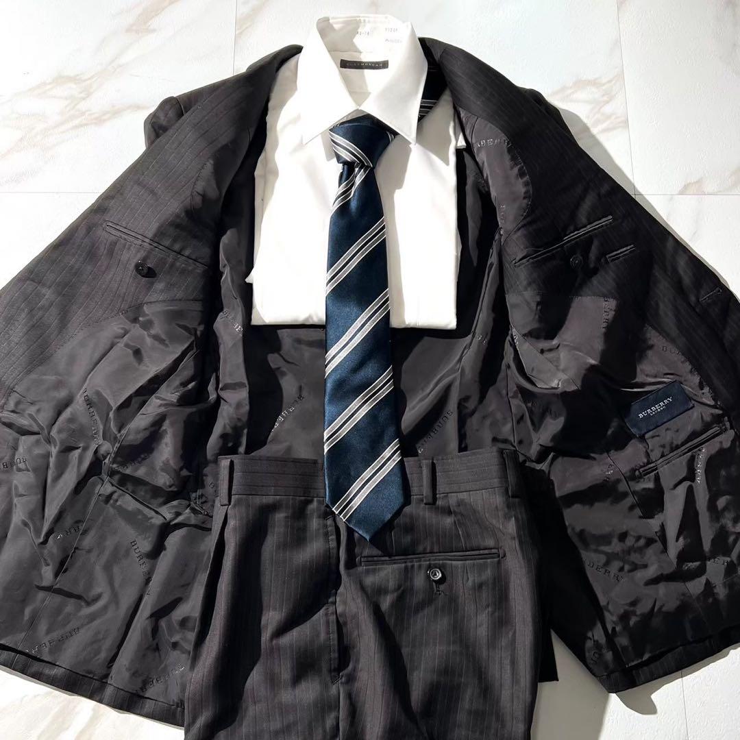 BURBERRY LONDON セットアップ スーツ AB6 チャコールグレー