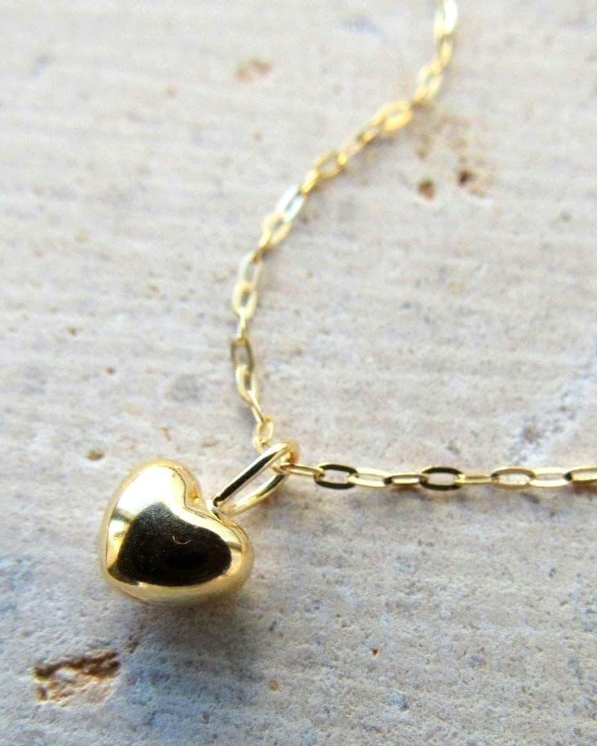 ハート K18 ネックレストップ 18K トップ 18金 ペンダントトップ 刻印