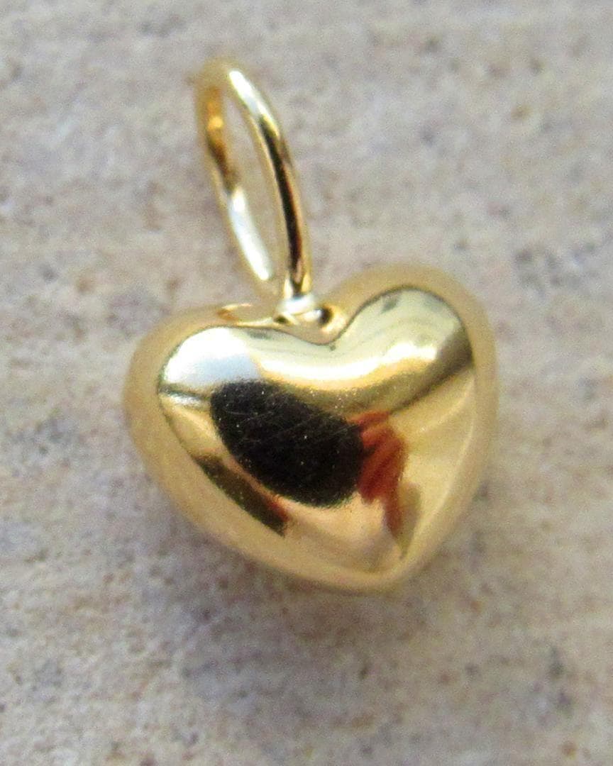 ハート K18 ネックレストップ 18K トップ 18金 ペンダントトップ 刻印