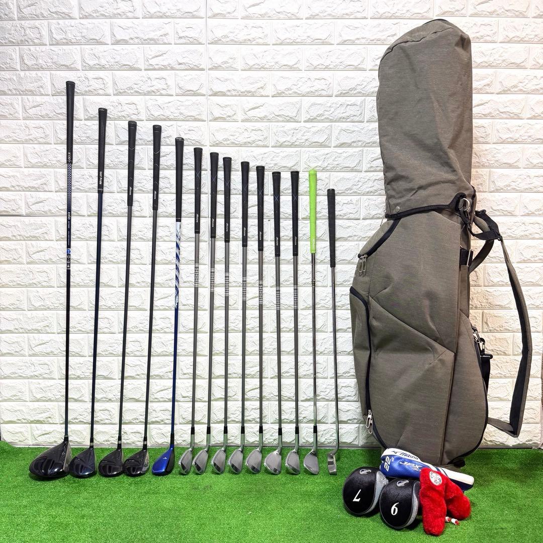 ゴルフセット　豪華　Mizuno JPX XXIO ラウンド仕様　飛距離抜　右打