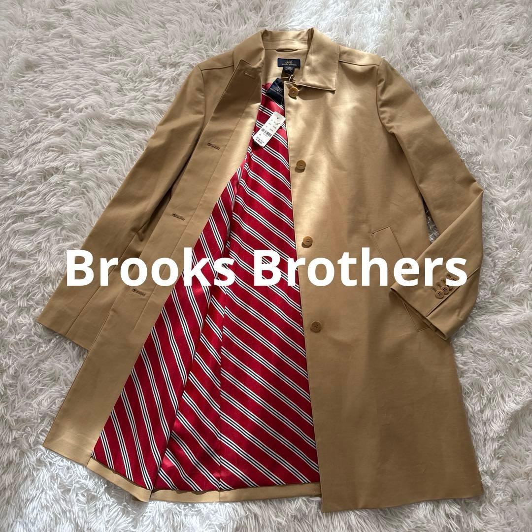 タグ付☆ ブルックスブラザーズ 346 ステンカラー コート 6 ストライプ