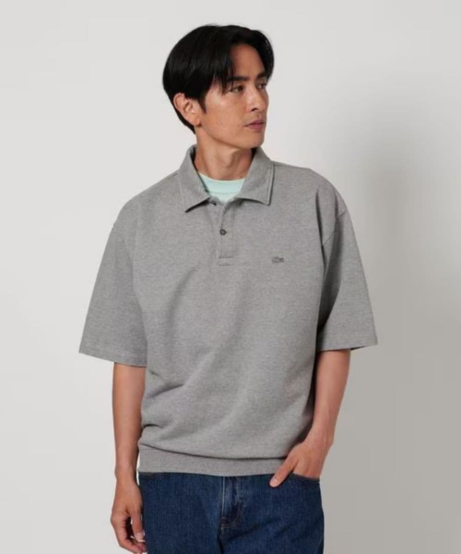 LACOSTE for BEAUTY&YOUTH 半袖 スウェット ポロシャツ