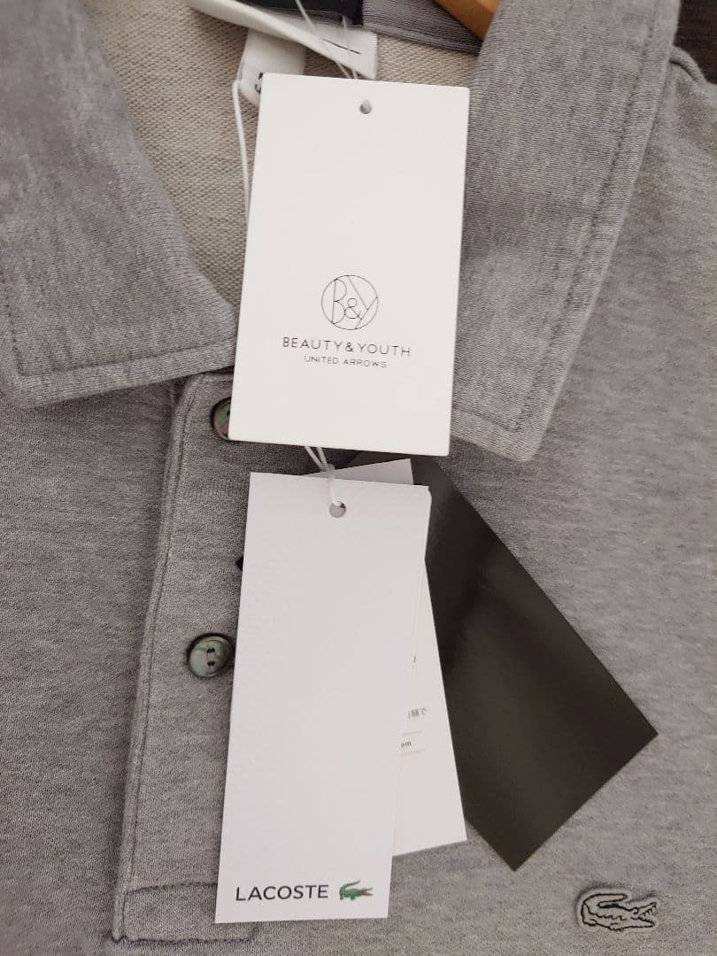 LACOSTE for BEAUTY&YOUTH 半袖 スウェット ポロシャツ