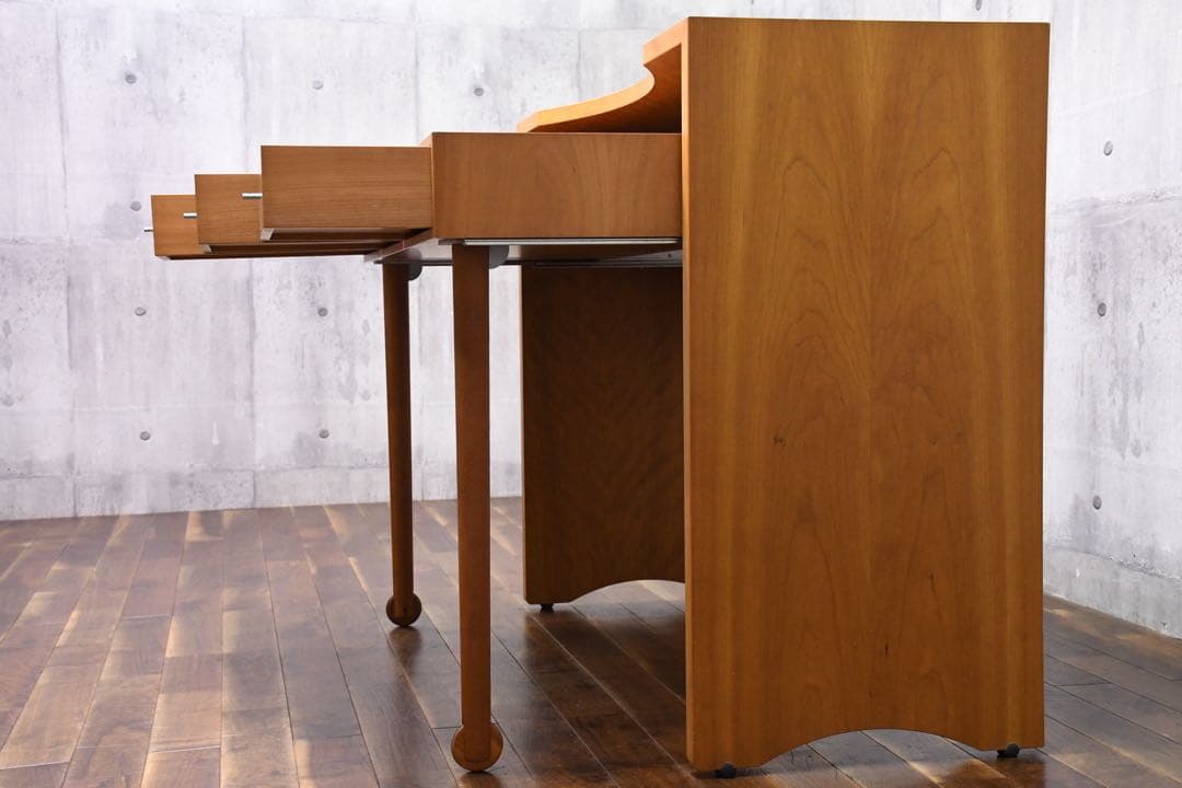 EIC24 アクタス ポラダ チェリー材 スクリヴァーノ スライドデスク