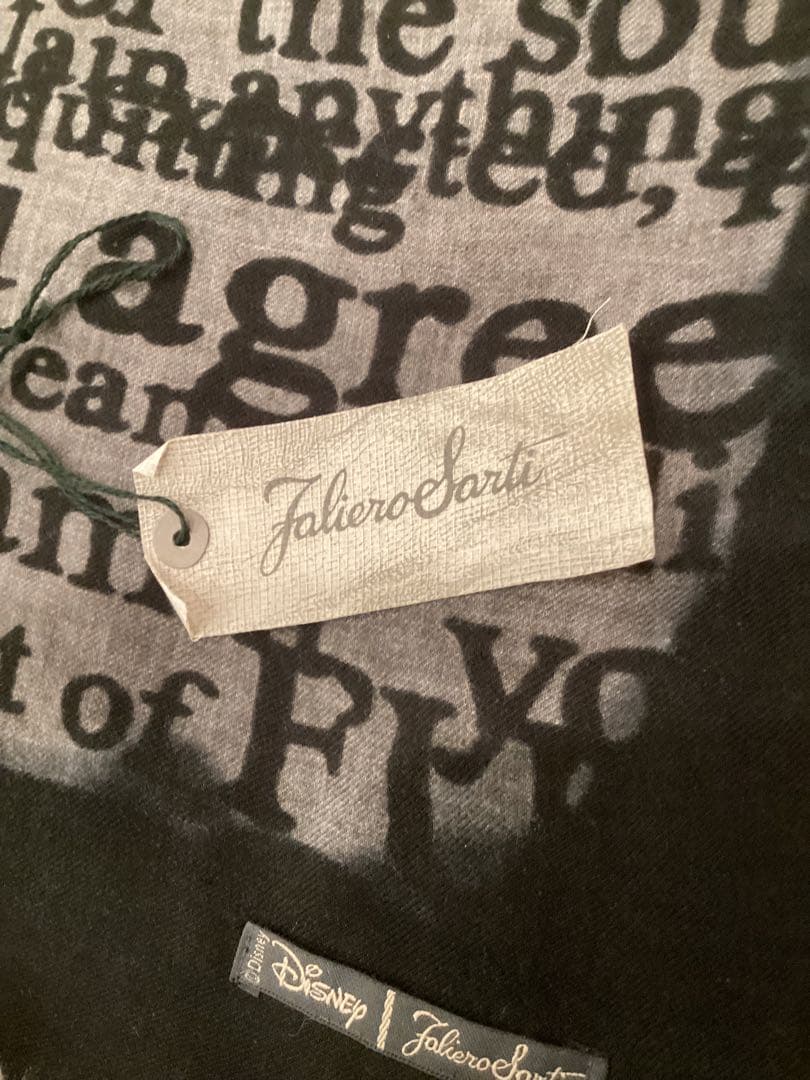 ファリエロ サルティ　大判ストール　モダールカシミヤ ディズニーメリーポピンズ