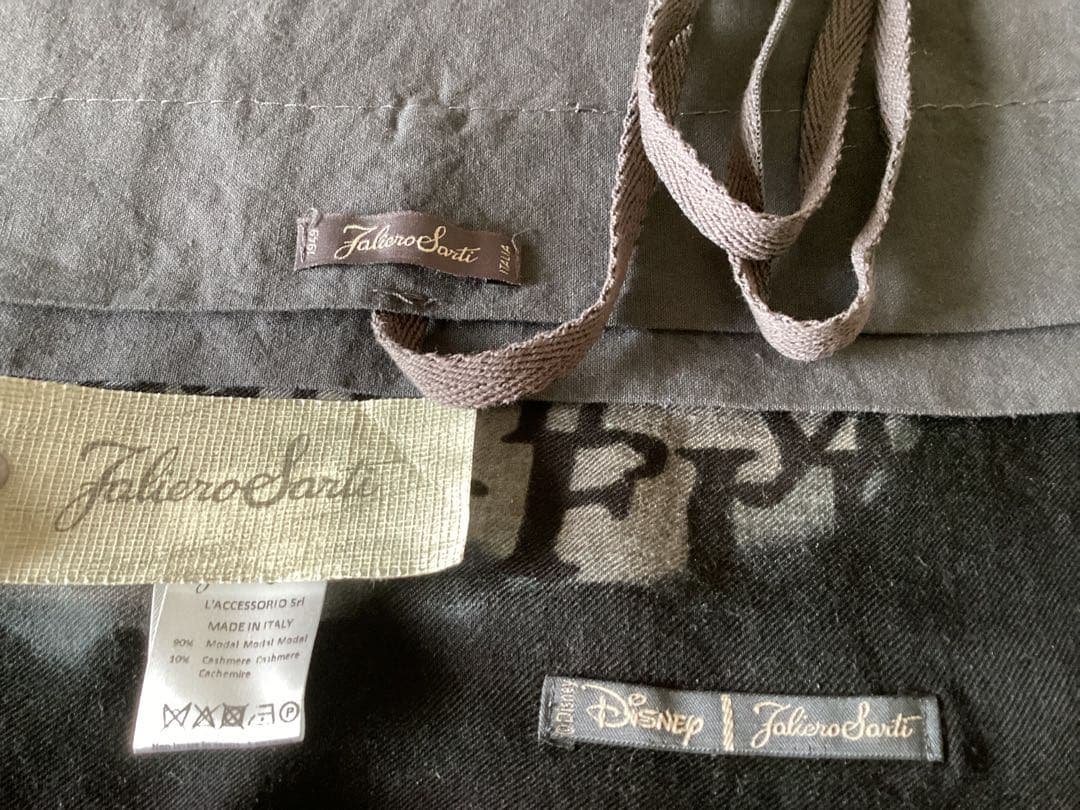 ファリエロ サルティ　大判ストール　モダールカシミヤ ディズニーメリーポピンズ