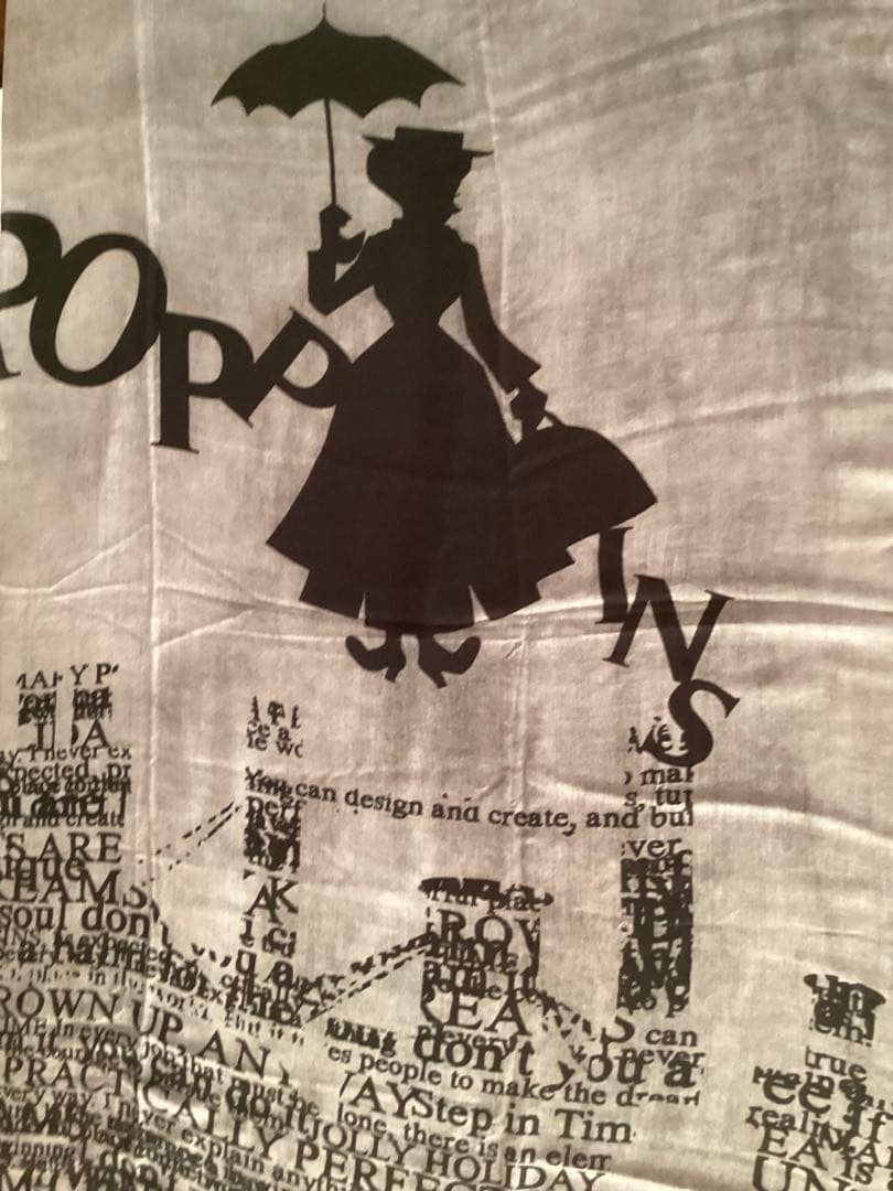 ファリエロ サルティ　大判ストール　モダールカシミヤ ディズニーメリーポピンズ