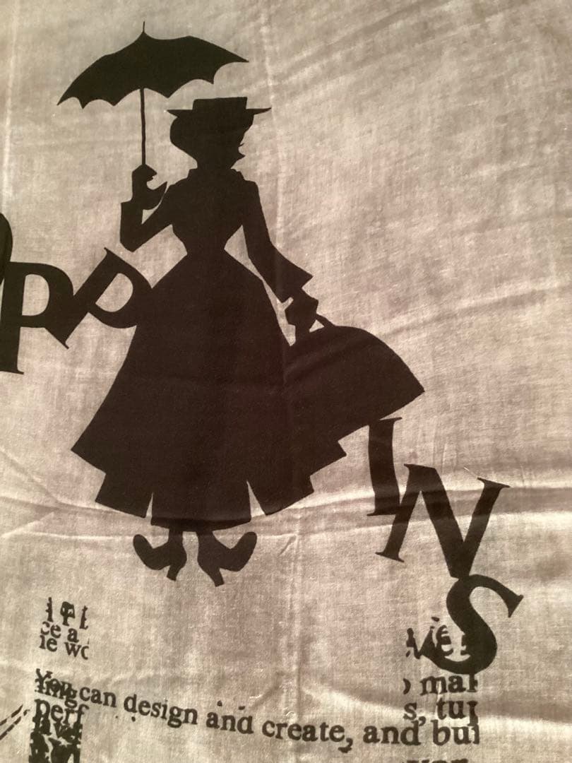 ファリエロ サルティ　大判ストール　モダールカシミヤ ディズニーメリーポピンズ