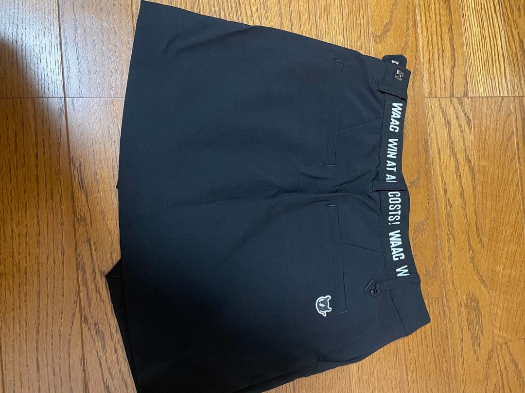 WAAC フード付きジャケット ブラック キャップ付き