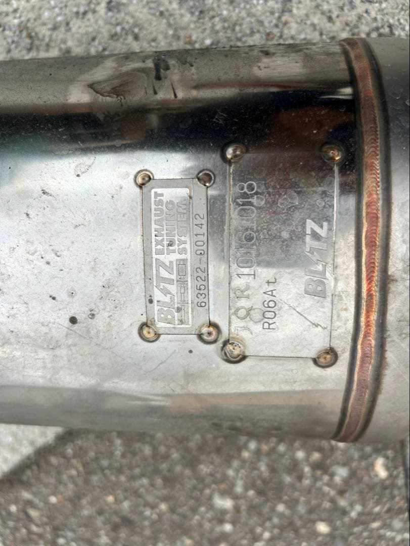 HA36S アルトワークス 4WD Blitz センター出しマフラー