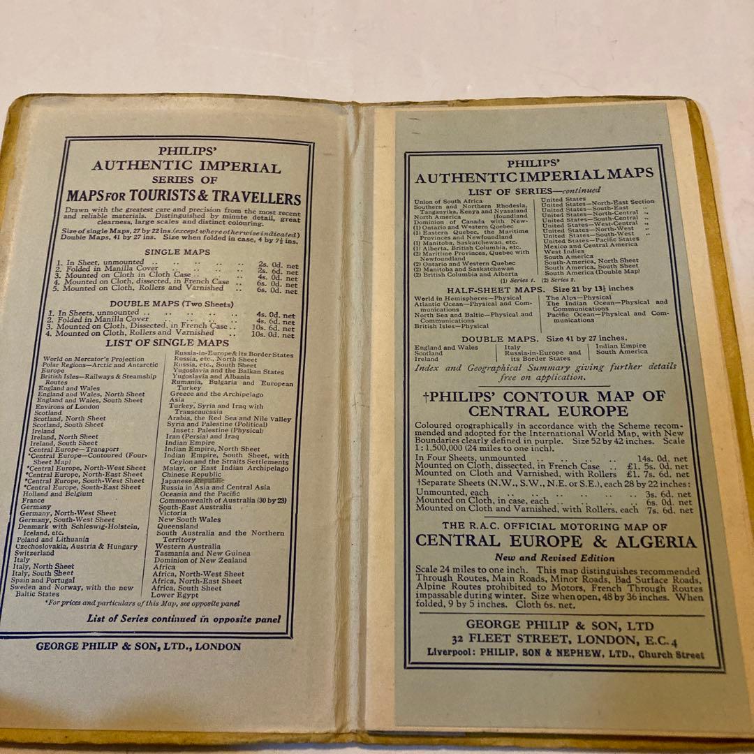 PHILIPS AUTHENTIC IMPERIAL MAPS イラン・イラク