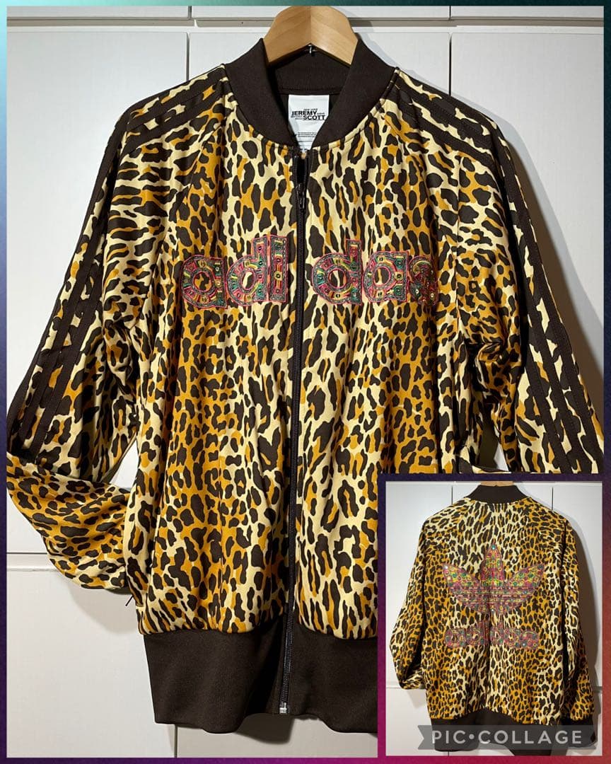 adidas アディダスオリジナルス ジェレミースコット ジャケット ヒョウ柄