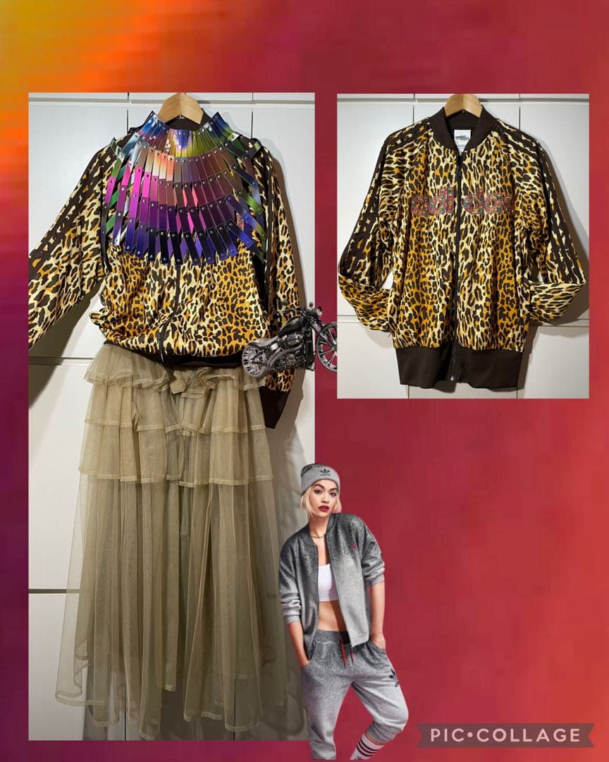 adidas アディダスオリジナルス ジェレミースコット ジャケット ヒョウ柄