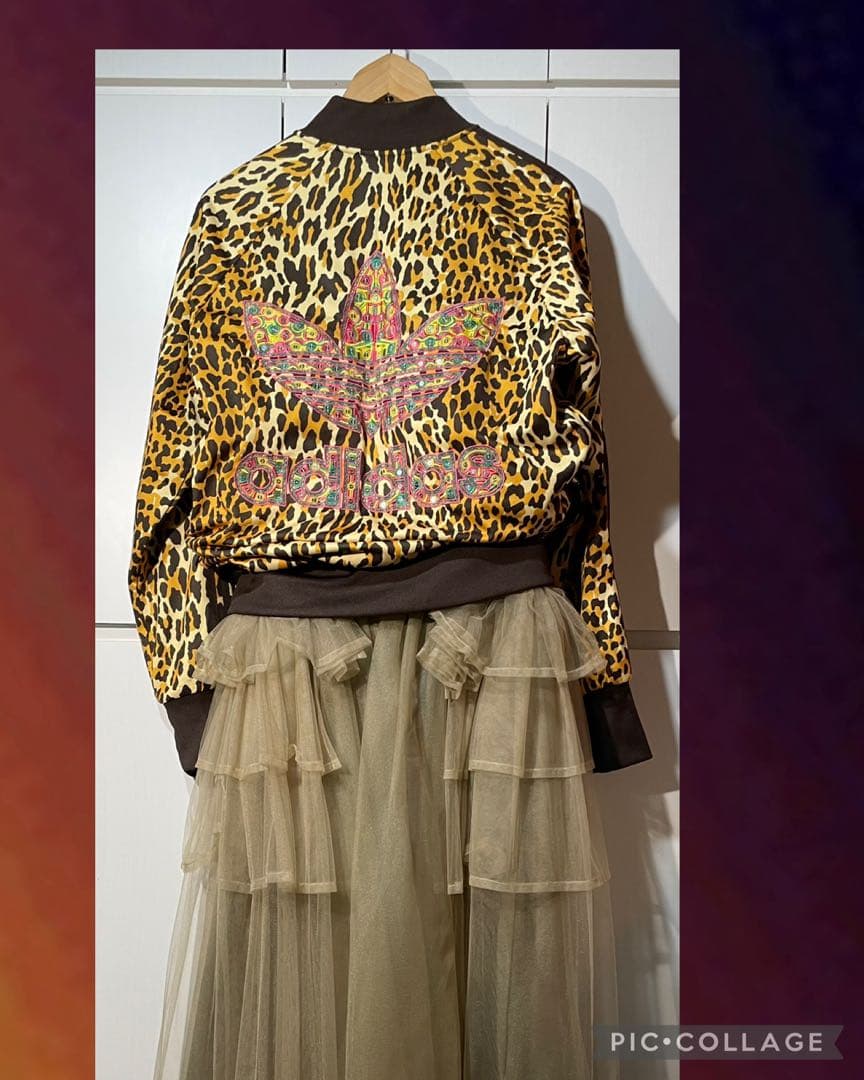 adidas アディダスオリジナルス ジェレミースコット ジャケット ヒョウ柄