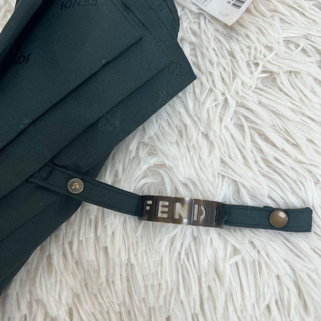 未使用FENDI フェンディ　雨傘　長傘　ロゴ　ズッカ　65㎝　メンズレディース