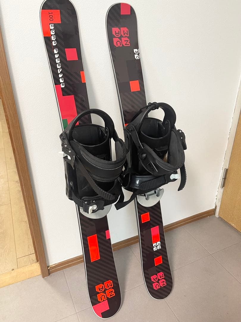 【セール中】ZUMA 100 ショートスキーセット ブラック/レッド ブーツ