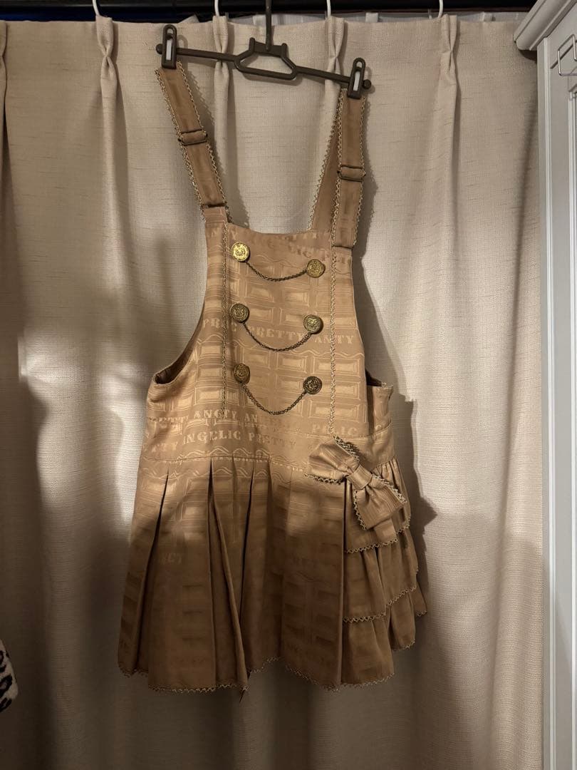 Melty  Chocolate サロペット ベージュ