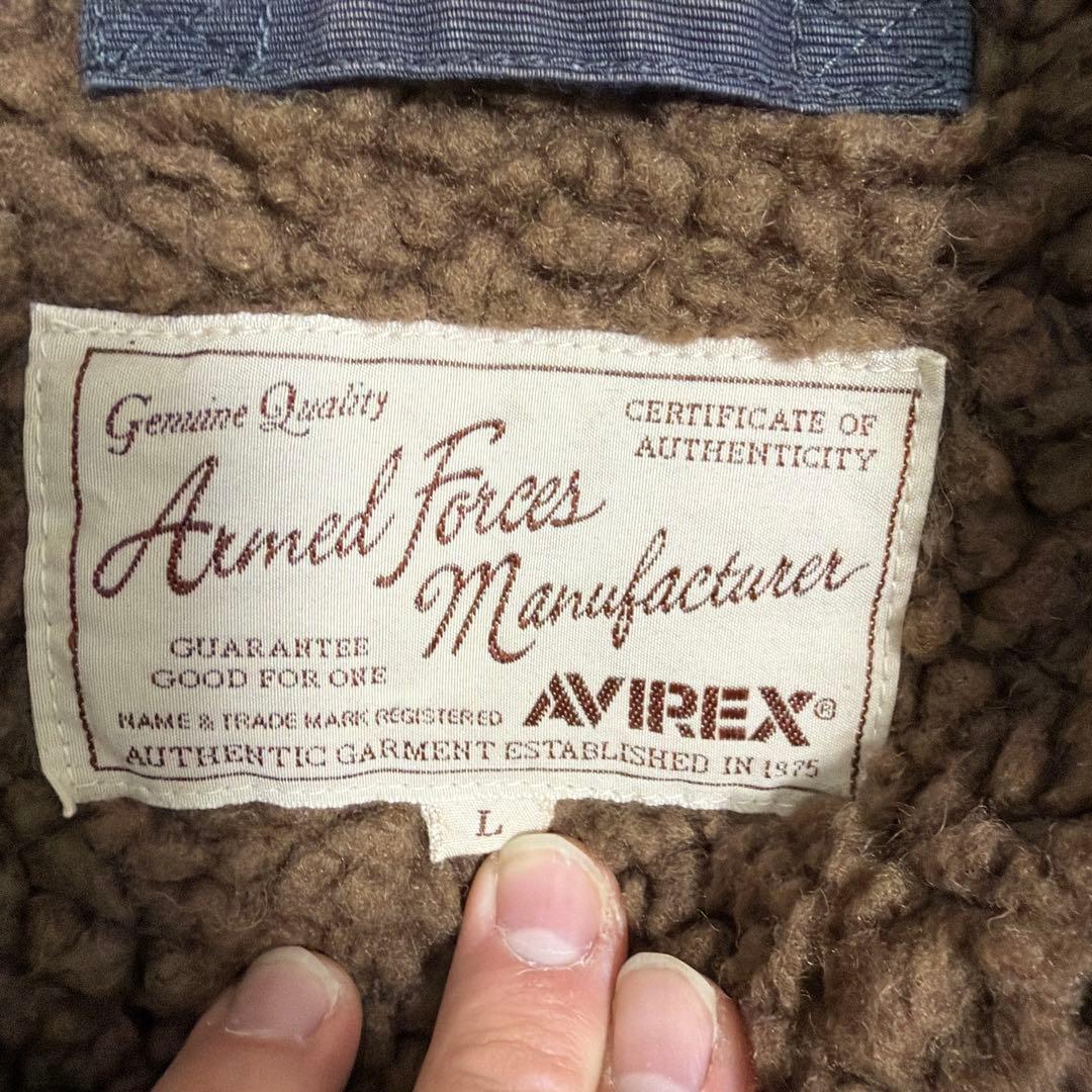 AVIREX U.S.N. ミリタリージャケット Lサイズ