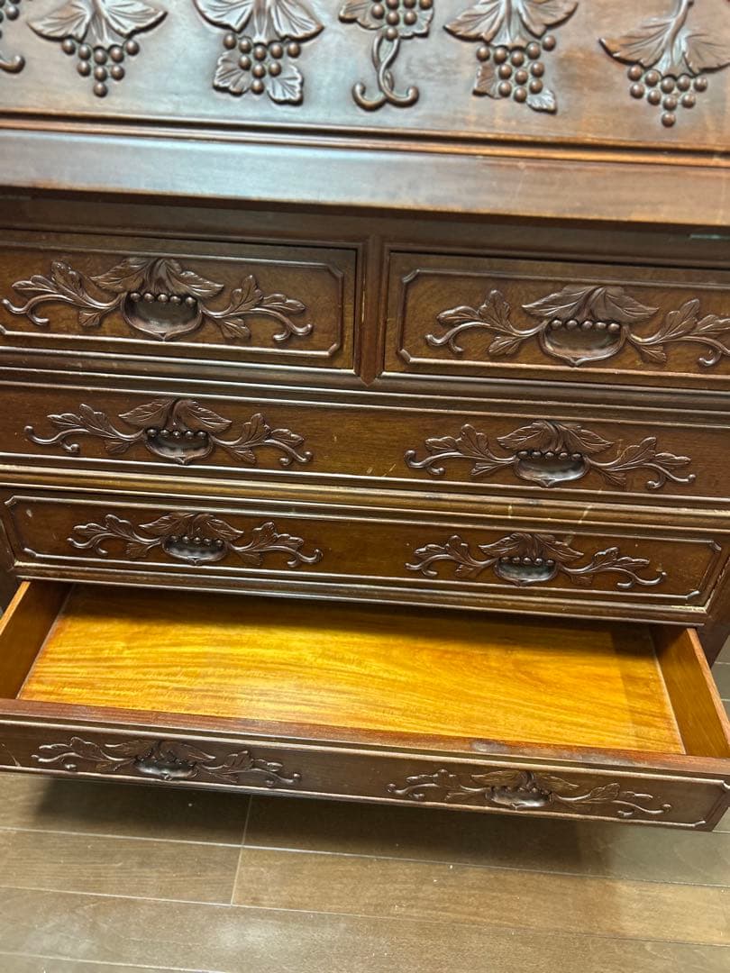 中国家具　アンティーク　ライティングビューロー(ライティングデスク)