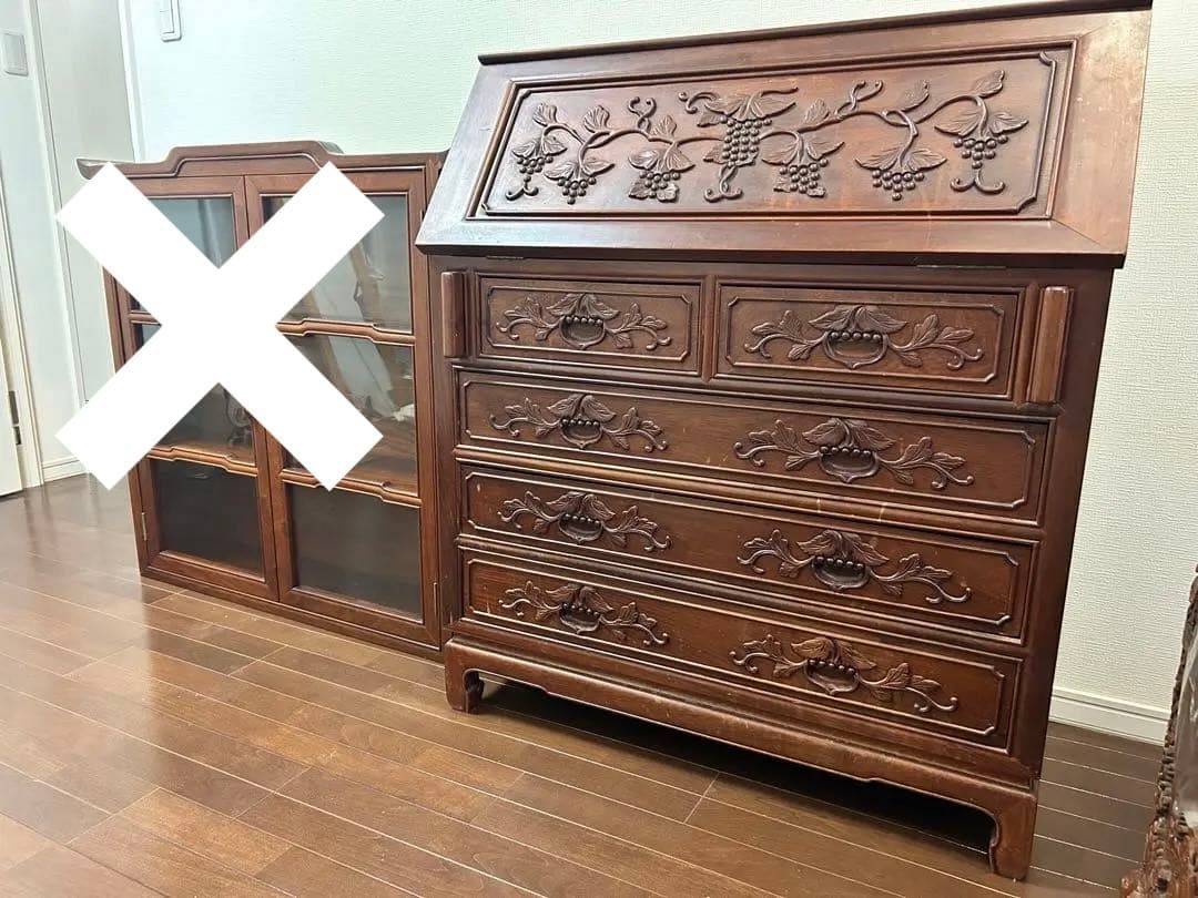 中国家具　アンティーク　ライティングビューロー(ライティングデスク)