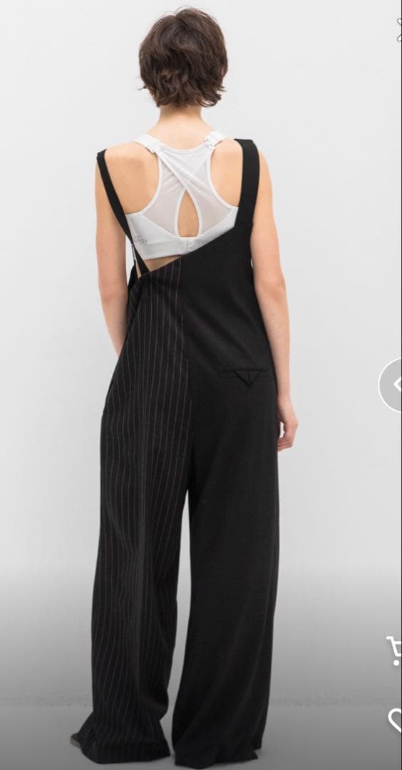 AULA AILA アシンメトリーサロペット