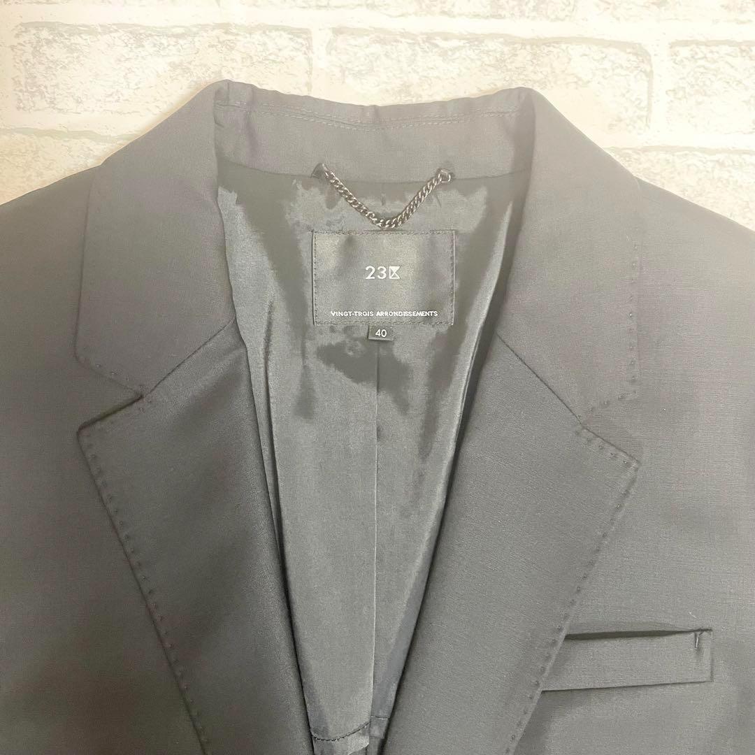 美品　23区　40 セットアップ　ビジネススーツ　ファインネスウール スカート