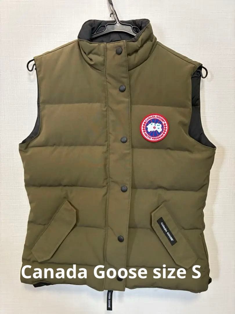   ダウンベスト Sサイズ オリーブ