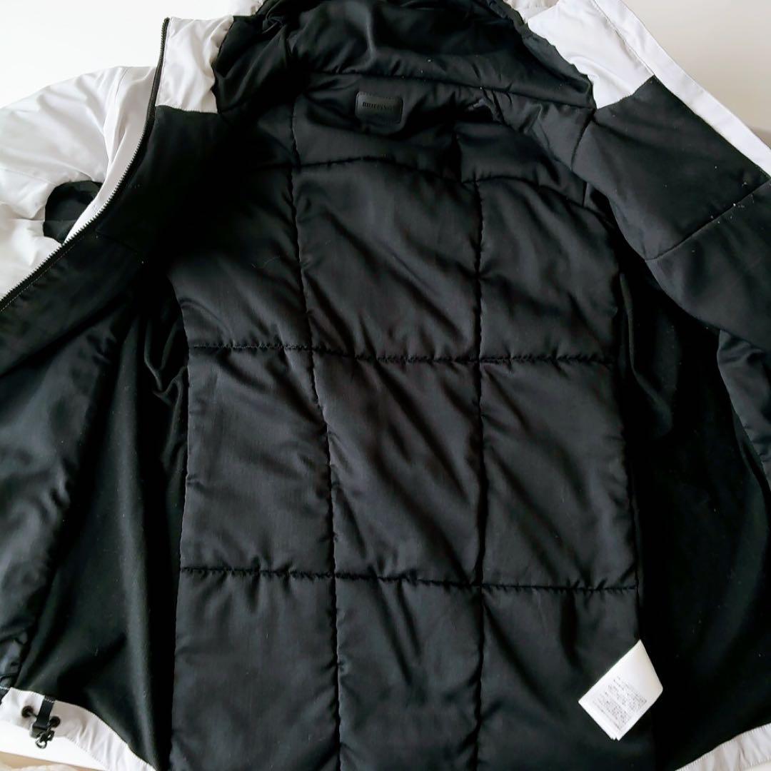 【nanao】ウォームダールパテッドパーカー メンズ 秋冬 Mグレー