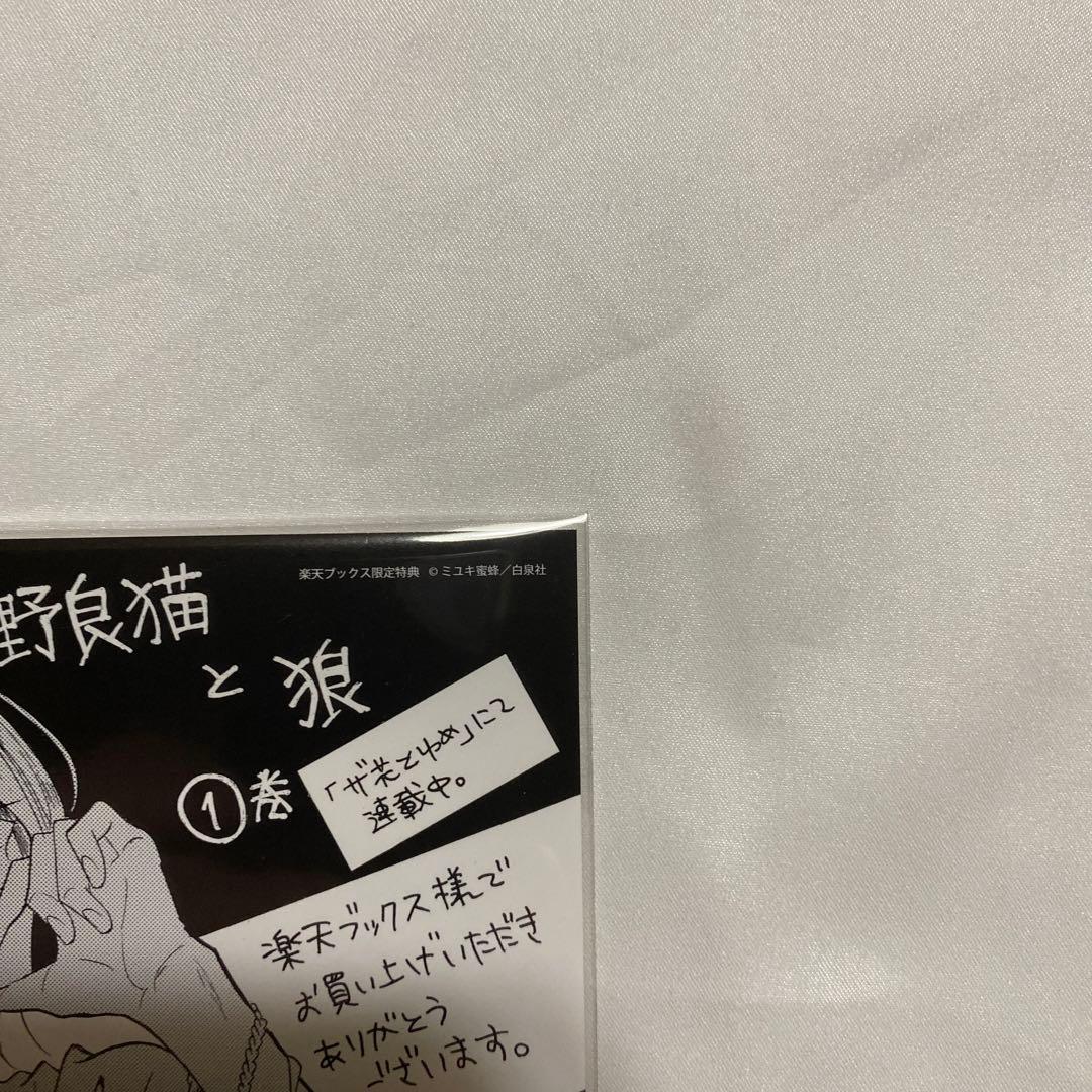 野良猫と狼　特典