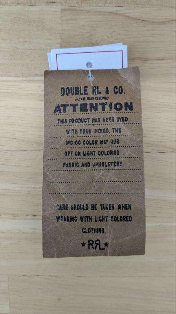 RRL準新品！ ダークデニム キャスケット
