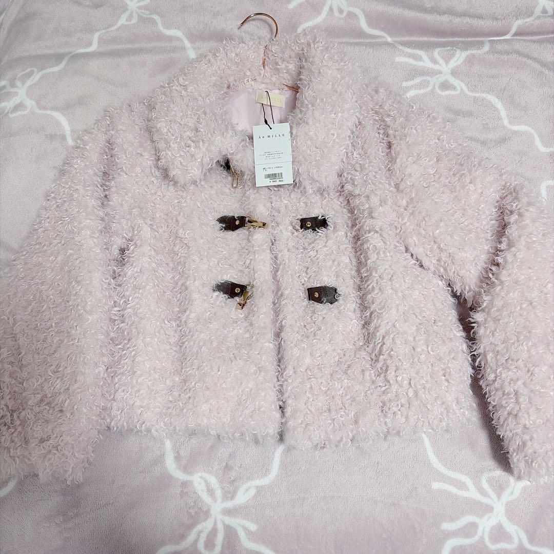 Án MILLE ビットモコモココート ピンク