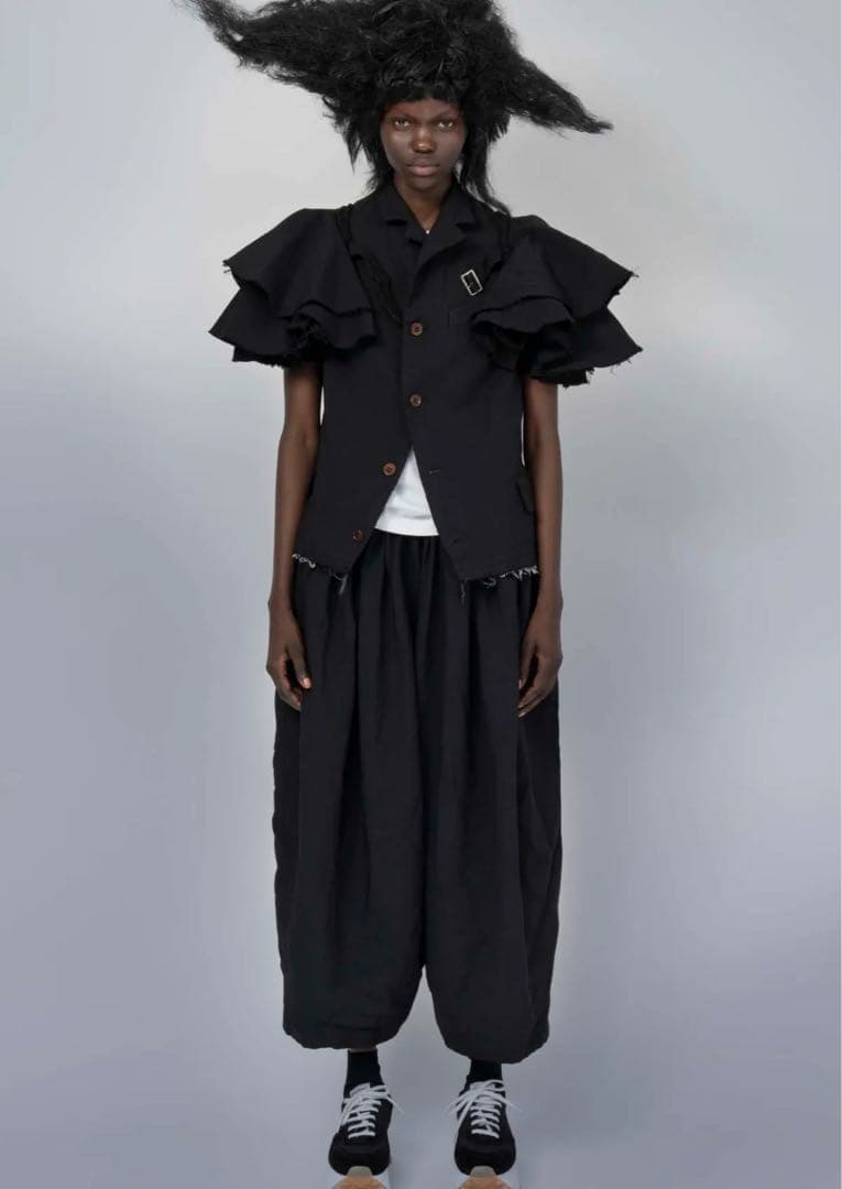 コムデギャルソン コムコム サルエル バルーンパンツ M ポリ縮 23ss