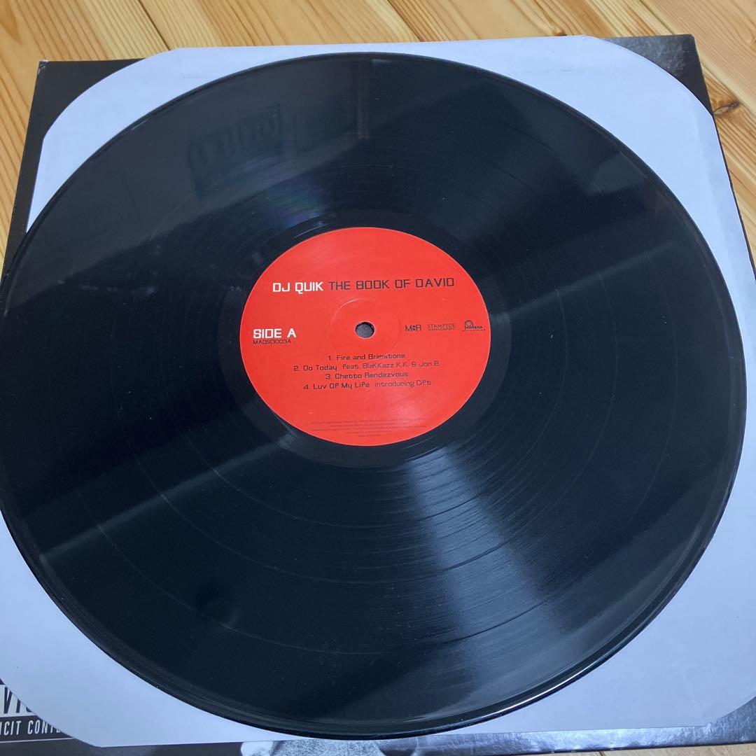 DJ QUIK THE BOOK OF DAVID レコード