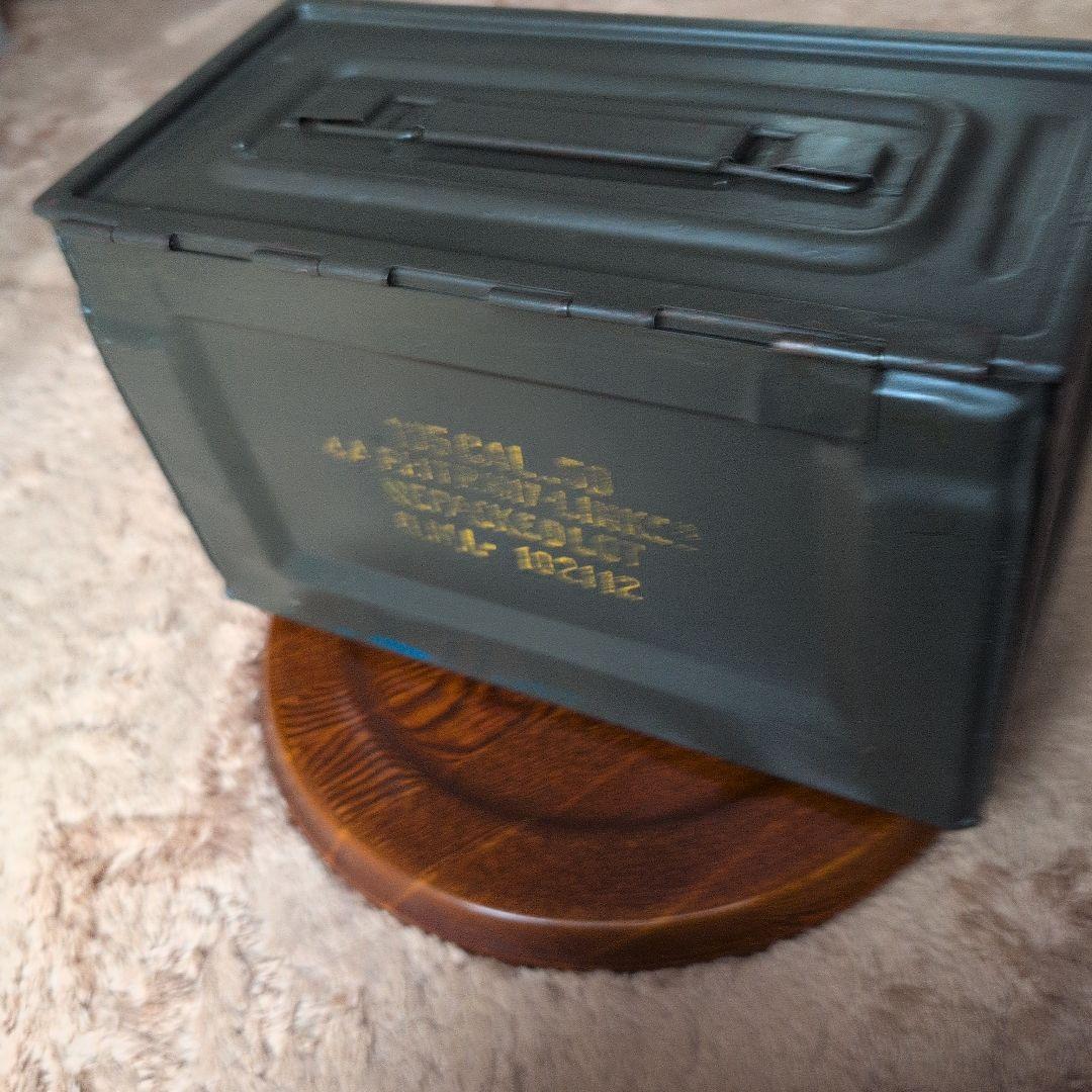 弾薬箱　米軍　cal50 機関銃 アモカン