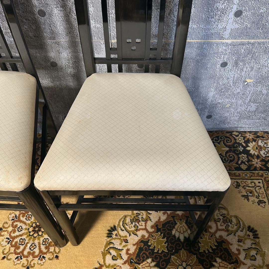 ꧁GIORGETTI ジョルジェッティ꧂ハイバックダイニングチェア3脚 食卓椅子