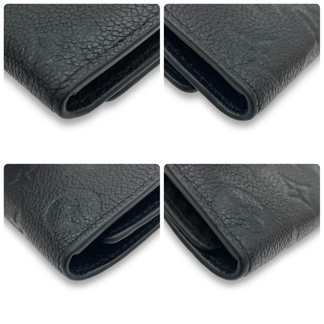 【新型ICモデル】ルイヴィトン 6連 キーケース モノグラム アンプラント 黒