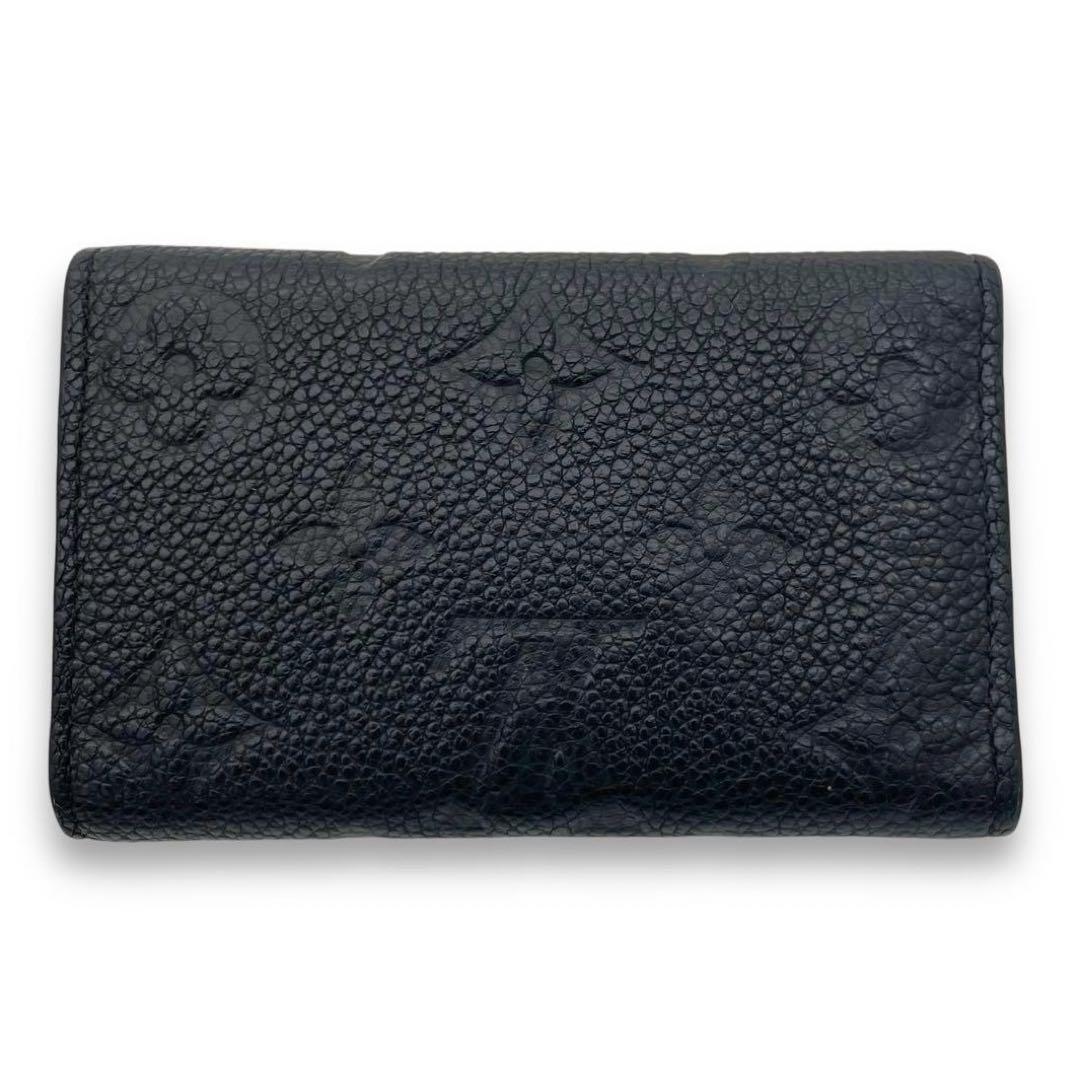 【新型ICモデル】ルイヴィトン 6連 キーケース モノグラム アンプラント 黒