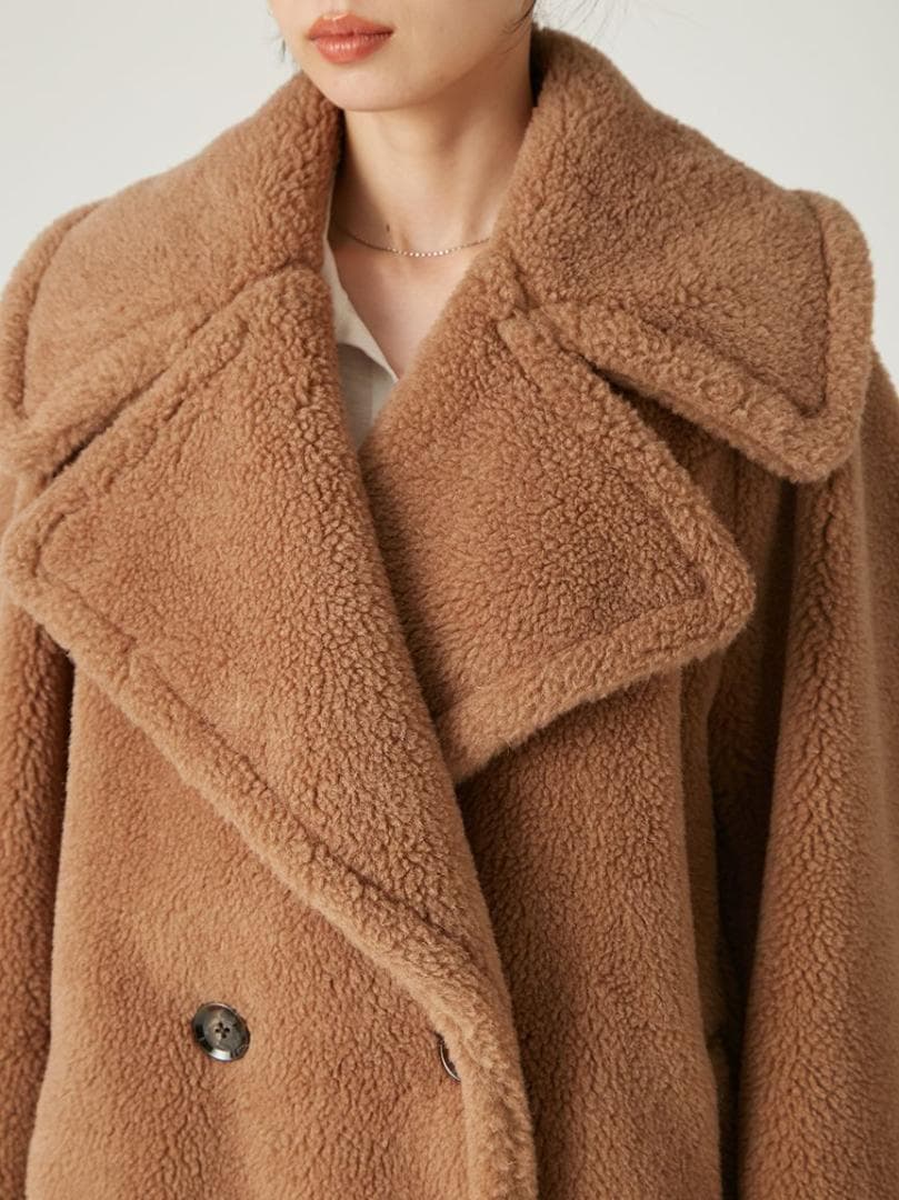 【新品未使用】FRAY I.D / ECOPELボアミドルコート