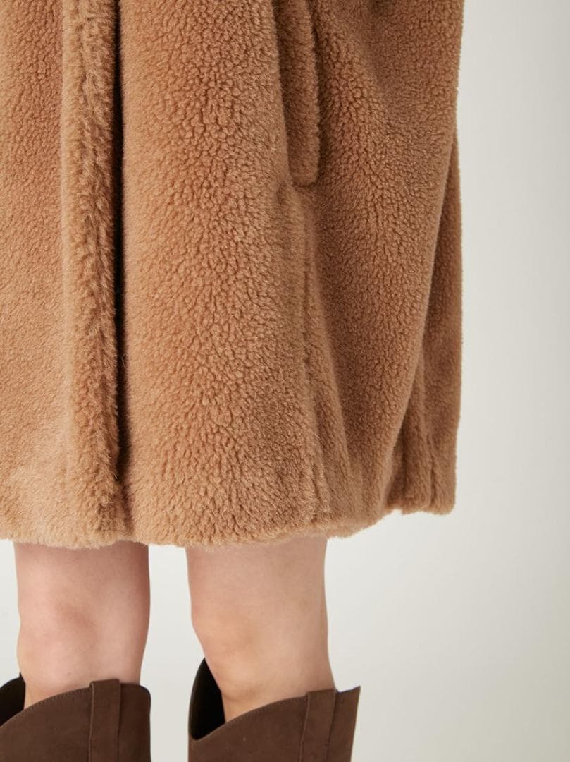 【新品未使用】FRAY I.D / ECOPELボアミドルコート