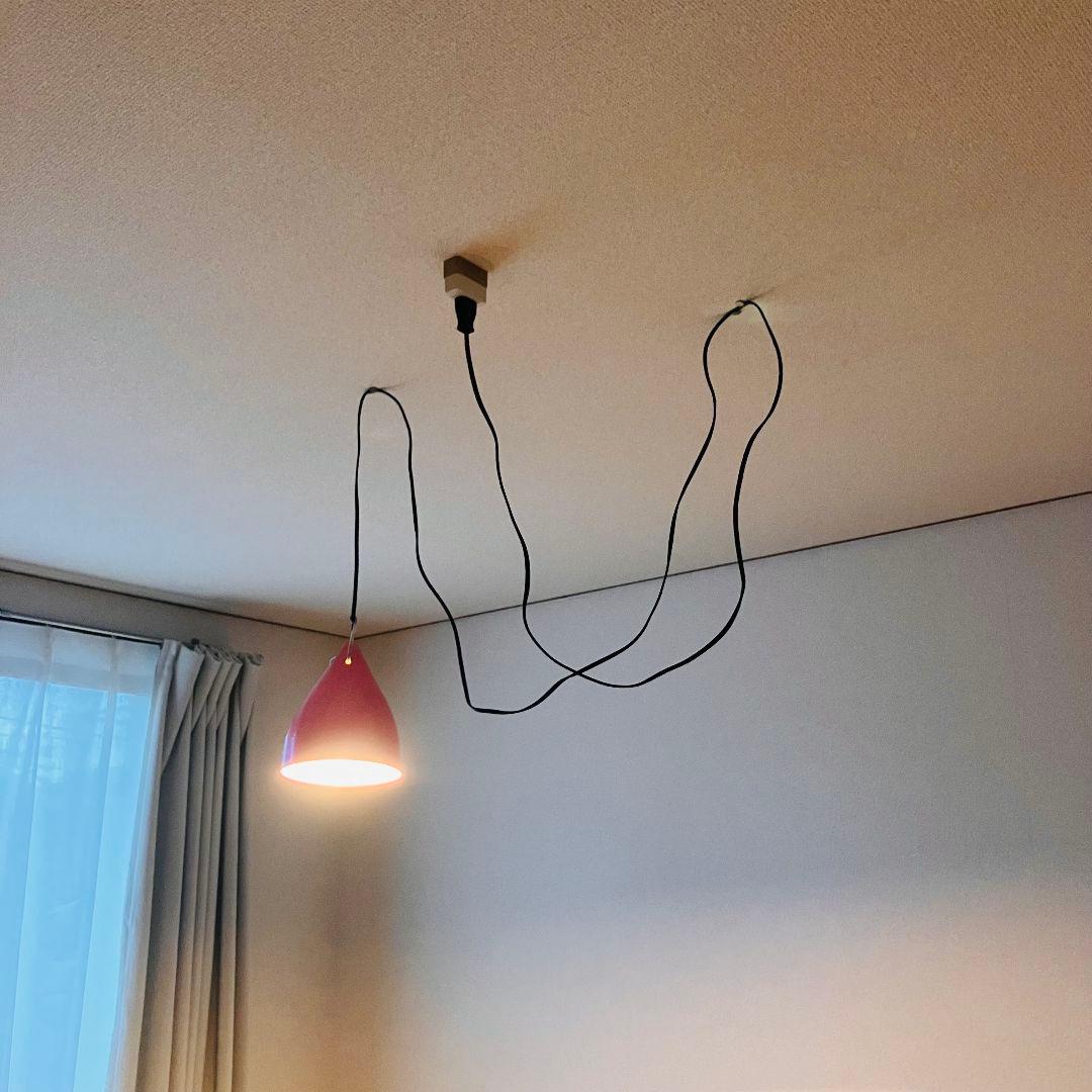 ビンテージ ツェツェ・アソシエ コルネット ランプ ロゼピンク