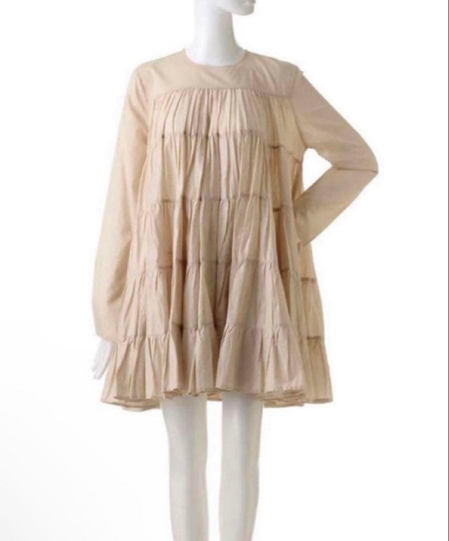 Merlette マーレットSOLIMAN ソリマン ライトベージュ ワンピース
